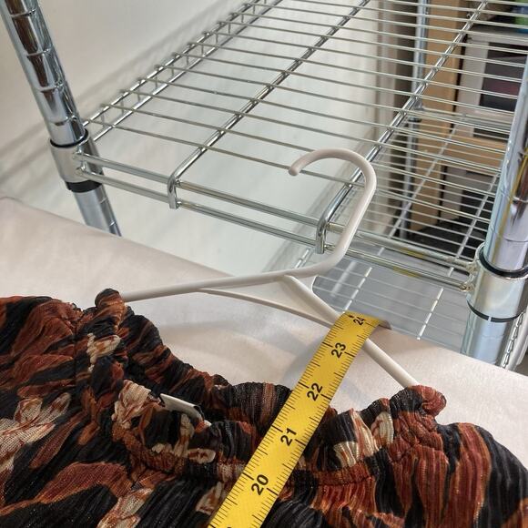 Joie Women's Floral Pleated Blouse Size M Victorian Whimsigoth Old Money‎ Career - Picture 3 of 11